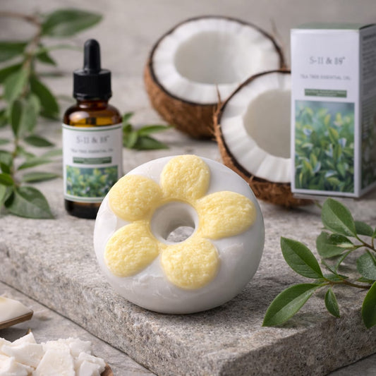 Jabón Artesanal Flor de Jojoba & Coco – Tea Tree