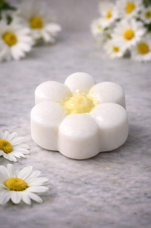 Jabón Artesanal Flor Blanca – Jojoba, Coco & Tea Tree